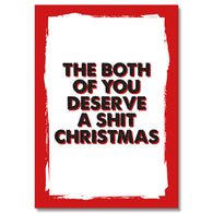 Deserve Shit Christmas Card